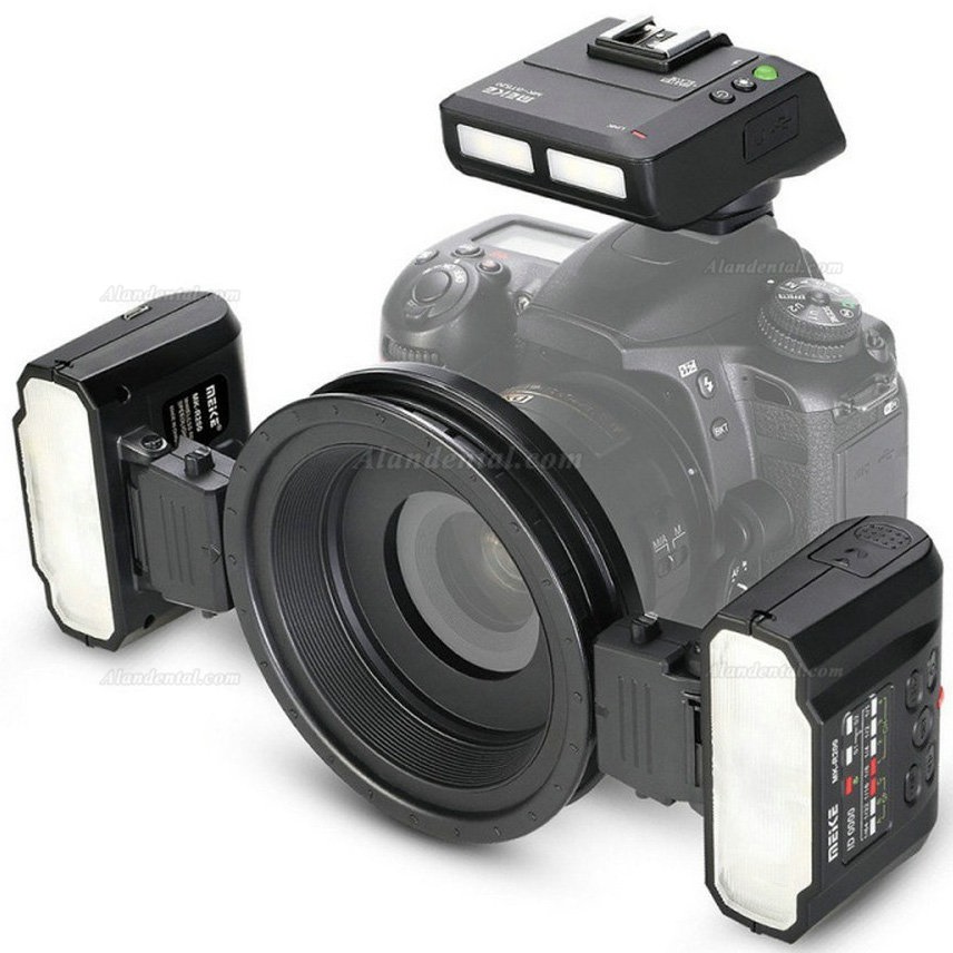 Double Head Flash Nikon Canon Macro Dental SLR Camera for Dental Macro Photography